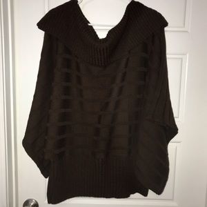 Ashley Stewart Brown Turtleneck Sweater